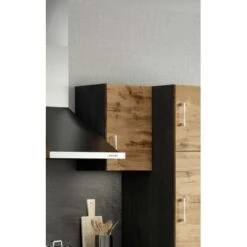 Held Möbel Hängeschrank Sorrento BxHxT 40 Cm X 57 Cm X 34 Cm Wotaneiche-Grafit -Grohe Store 853731 11016600 10