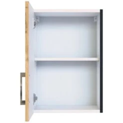 Held Möbel Hängeschrank Sorrento BxHxT 40 Cm X 57 Cm X 34 Cm Wotaneiche-Grafit -Grohe Store 853731 11016600 3