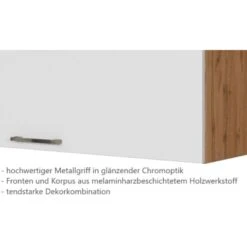Held Möbel Klapphängeschrank Sorrento BxHxT 100 X 57 X 34 Cm Weiß-Wotaneiche -Grohe Store 853743 11016600 10