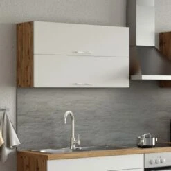 Held Möbel Klapphängeschrank Sorrento BxHxT 100 X 57 X 34 Cm Weiß-Wotaneiche -Grohe Store 853743 11016600 6