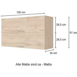 Held Möbel Klapphängeschrank Sorrento BxHxT 100x57x34 Cm Anthrazit-Wotaneiche 16 Held Möbel Klapphängeschrank Sorrento BxHxT 100x57x34 Cm Anthrazit-Wotaneiche -Grohe Store 853744 11016600 4
