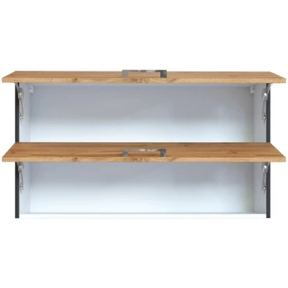 Held Möbel Klapphängeschrank Sorrento BxHxT 100x57x34 Cm Wotaneiche-Grafit 3 Held Möbel Klapphängeschrank Sorrento BxHxT 100x57x34 Cm Wotaneiche-Grafit – Bild 3