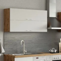 Held Möbel Klapphängeschrank Sorrento BxHxT 110 X 57 X 34 Cm Weiß-Wotaneiche -Grohe Store 853749 11016600 5