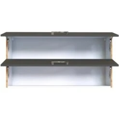 Held Möbel Klapphängeschrank Sorrento B110 X H57 X T34 Cm Anthrazit-Wotaneiche -Grohe Store 853750 11016600 3