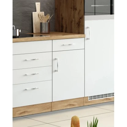 Held Möbel Unterschrank Sorrento 50 X 85 X 60 Cm Tür Schubk. + EL-B. Weiß-Wotan. 13 Held Möbel Unterschrank Sorrento 50 X 85 X 60 Cm Tür Schubk. + EL-B. Weiß-Wotan. – Bild 13