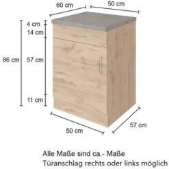 Held Möbel Unterschrank Sorrento 50 X 85 X 60 Cm Tür Schubk. + EL-B. Weiß-Wotan. 19 Held Möbel Unterschrank Sorrento 50 X 85 X 60 Cm Tür Schubk. + EL-B. Weiß-Wotan. -Grohe Store 853760 11016600 5