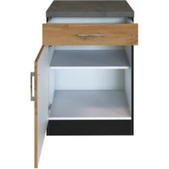 Held Möbel Unterschrank Sorrento 50 X 85 X 60 Cm Tür Schub. + EL-B. Wotan.-Graf. -Grohe Store 853764 11016600 3