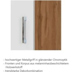 Held Möbel Unterschrank Sorrento 100x85x60 Cm 2 Schub. 1 EL-B. Weiß-Wotan. -Grohe Store 853801 11016600 6