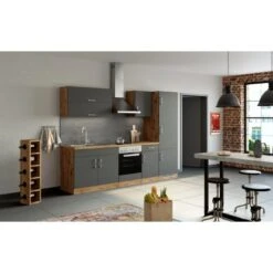 Held Möbel Spülenschrank Sorrento B100 X H85 X T60 Cm 2Türen Anthraz.-Wotaneiche 30 Held Möbel Spülenschrank Sorrento B100 X H85 X T60 Cm 2Türen Anthraz.-Wotaneiche -Grohe Store 853807 11016600 15