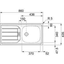Held Möbel Spülenschrank Sorrento B100 X H85 X T60 Cm 2Türen Anthraz.-Wotaneiche 21 Held Möbel Spülenschrank Sorrento B100 X H85 X T60 Cm 2Türen Anthraz.-Wotaneiche -Grohe Store 853807 11016600 6