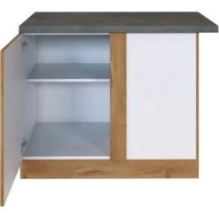 Held Möbel Eckunterschrank Sorrento 110 X 85 X 60 Cm M. Tür + EL-Boden Wotaneic. -Grohe Store 853845 11016600 3