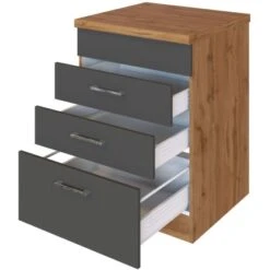 Held Möbel Kochfeldumbauschrank Sorrento 60 X 85 X 60 Cm 2 SK 1 AZ Anthr.-Wotan. 14 Held Möbel Kochfeldumbauschrank Sorrento 60 X 85 X 60 Cm 2 SK 1 AZ Anthr.-Wotan. -Grohe Store 853848 11016600 3