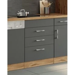 Held Möbel Kochfeldumbauschrank Sorrento 60 X 85 X 60 Cm 2 SK 1 AZ Anthr.-Wotan. 16 Held Möbel Kochfeldumbauschrank Sorrento 60 X 85 X 60 Cm 2 SK 1 AZ Anthr.-Wotan. -Grohe Store 853848 11016600 5