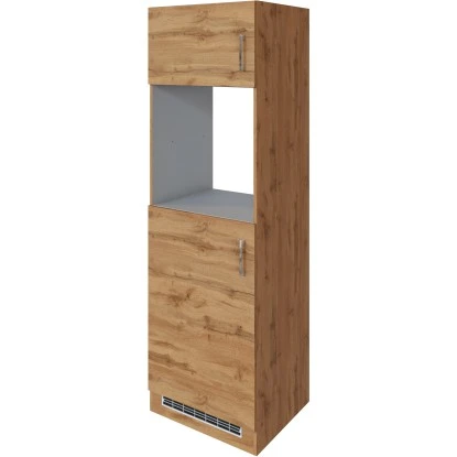 Held Möbel Ofen-Kühlschrankumbau Sorrento 60 X 200 X 60 Cm KS-Nische Wotaneiche 1 Held Möbel Ofen-Kühlschrankumbau Sorrento 60 X 200 X 60 Cm KS-Nische Wotaneiche