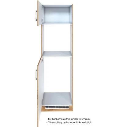 Held Möbel Ofen-Kühlschrankumbau Sorrento 60 X 200 X 60 Cm KS-Nische Wotaneiche 3 Held Möbel Ofen-Kühlschrankumbau Sorrento 60 X 200 X 60 Cm KS-Nische Wotaneiche – Bild 3