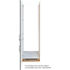 Held Möbel Kühl-Gefrierschrankumbau Sorrento B60x H200x T60 Cm Anthr.-Wotanei. -Grohe Store 853910 11016600 3