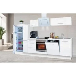 Respekta Premium Küchenzeile 310 Cm Weiß Hochglanz -Grohe Store 9279290 2929 RP310WWC 1