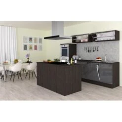 Respekta Premium Inselküche 280 Cm Grau Hochglanz-Eiche Grau 18 Respekta Premium Inselküche 280 Cm Grau Hochglanz-Eiche Grau -Grohe Store 928113 4384 2