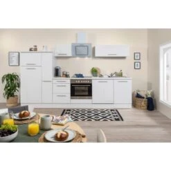 Respekta Premium Küchenzeile 310 Cm Weiß Hochglanz -Grohe Store 9290 RP310WWC Kchenzeile 2