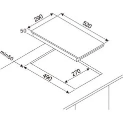 Respekta Domino-Glaskeramikkochfeld KM9130T-28Rahmenlos -Grohe Store 9573437 4384 03