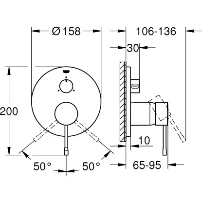 Grohe Einhandbatterie Essence Cool Sunrise 2 Grohe Einhandbatterie Essence Cool Sunrise – Bild 2