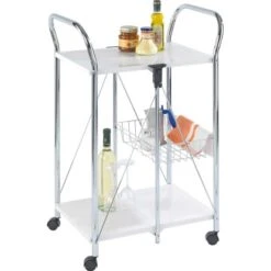 Grohe Store 10 Wenko Beistell- Und Küchenwagen Sunny Weiß