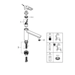Grohe QuickFixEinhand-Spültischbatterie Start Loop DN 15 -Grohe Store handSpltischbatterieDN15 6