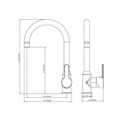 Eisl Spültischarmatur Diziani Weiß-Chrom -Grohe Store izianiweisschrom Zeichnung