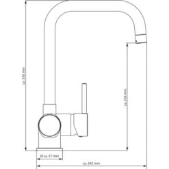 Eisl Spültischarmatur Futura Schwarz-Matt 8 Eisl Spültischarmatur Futura Schwarz-Matt -Grohe Store uturaschwarzmatt Zeichnung